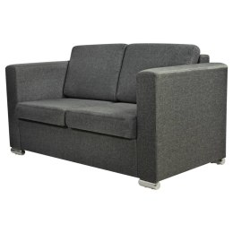 2 OSOBOWA SOFA TAPICEROWANA CIEMNOSZARA