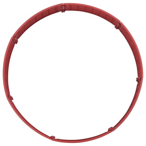 OSŁONA POD CHOINKĘ CZERWONA Ø56X23CM PLASTIKOWA