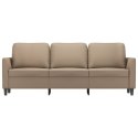 3-OSOBOWA SOFA CAPPUCCINO 180CM SZTUCZNA SKÓRA