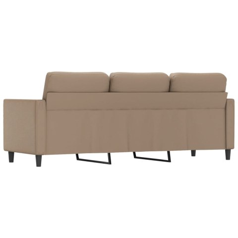 3-OSOBOWA SOFA CAPPUCCINO 180CM SZTUCZNA SKÓRA