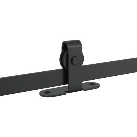 SYSTEM DO DRZWI PRZESUWNYCH DO MEBLI 183CM STAL WĘGLOWA