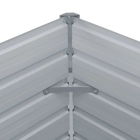 DONICA OGRODOWA 160X80X77CM STAL GALWANIZOWANA SZARA