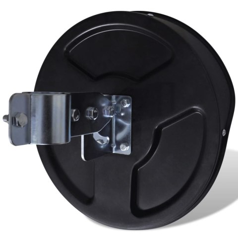 WYPUKŁE LUSTRO DROGOWE 30CM CZARNE