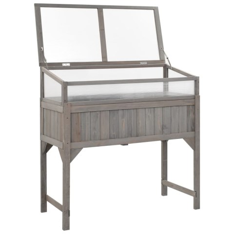 INSPEKT NA PODWYŻSZENIU 110X54X120CM LITE DREWNO JODŁOWE