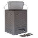 KOMPOSTOWNIK BRĄZOWY 60X60X83CM 300 L RATTAN Z TWORZYWA