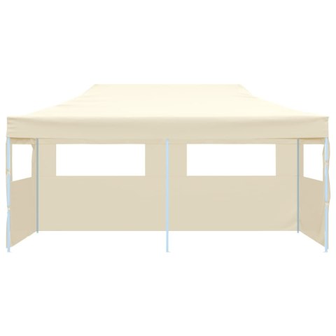 KREMOWY NAMIOT IMPREZOWY ROZKŁADANY 3X6M