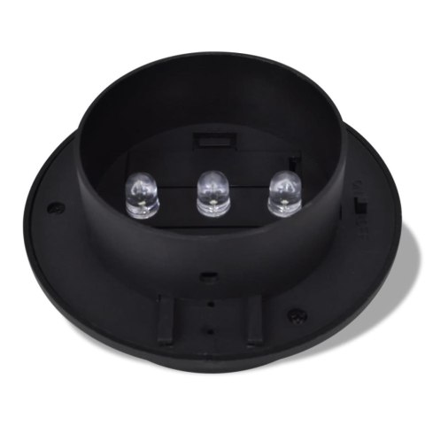 OGRODOWE LAMPY SOLARNE 6 SZT. CZARNE