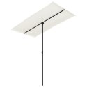 PARASOL OGRODOWY NA ALUMINIOWYM SŁUPKU 180X110CM PIASKOWY