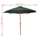 PARASOL Z ALUMINIUM 258CM
