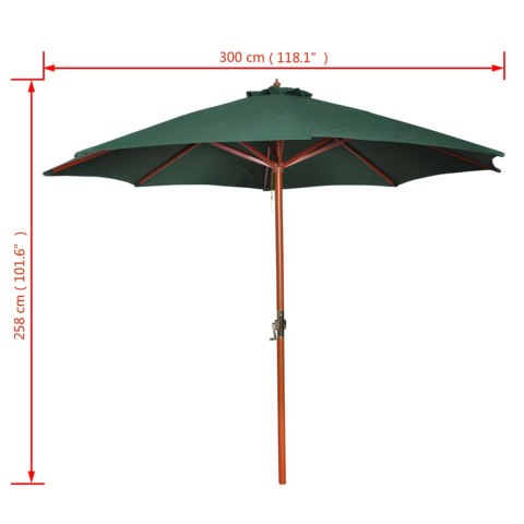 PARASOL Z ALUMINIUM 258CM