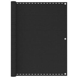 PARAWAN BALKONOWY ANTRACYTOWY 120X600CM HDPE