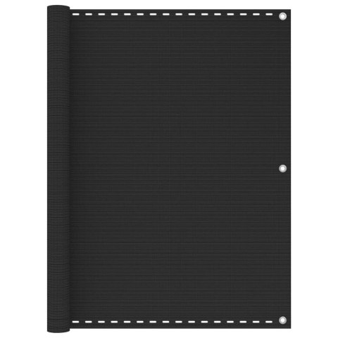 PARAWAN BALKONOWY ANTRACYTOWY 120X600CM HDPE