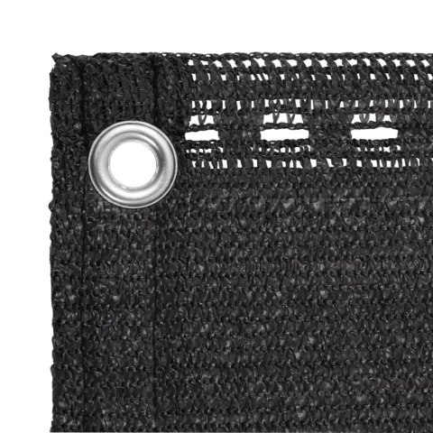 PARAWAN OGRODOWY HDPE 90X400CM ANTRACYT