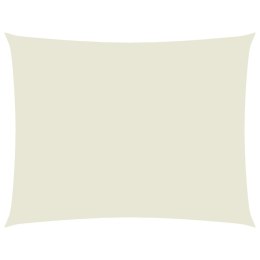 ŻAGIEL PRZECIWSŁONECZNY OGRODOWY WODOODPORNY MARKIZA TARAS PROSTOKĄT 3,5X4,5M KREMOWY