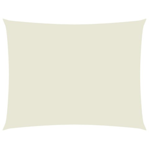 ŻAGIEL PRZECIWSŁONECZNY OGRODOWY WODOODPORNY MARKIZA TARAS PROSTOKĄT 3,5X4,5M KREMOWY