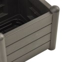 SKRZYNIA NA ROŚLINY Z TREJAŻEM 43X43X142CM PP ANTRACYTOWA