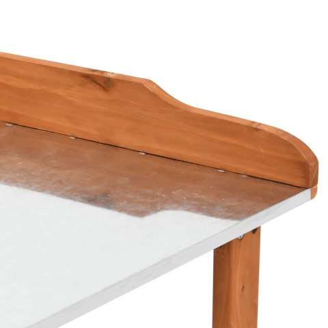 STOJAK NA ROŚLINY 76X37X89CM DREWNO JODŁOWE