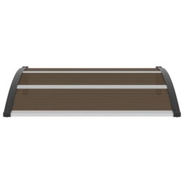 DASZEK NAD DRZWI ZADASZENIE CZARNY 120X100CM PC