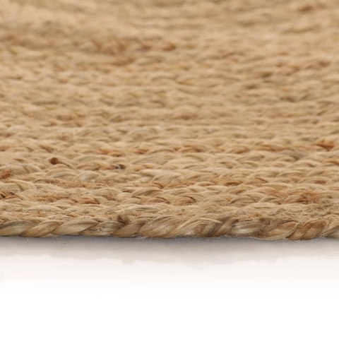 DYWAN PLECIONY Z JUTY 90CM OKRĄGŁY