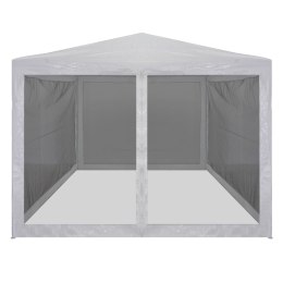 NAMIOT IMPREZOWY Z 4 SIATKOWYMI ŚCIANKAMI 4X3M