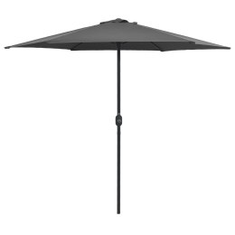 PARASOL OGRODOWY NA ALUMINIOWYM SŁUPKU 270X246CM ANTRACYTOWY