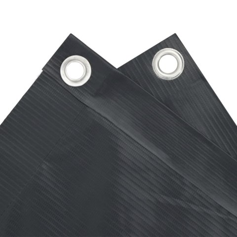 PARAWAN BALKONOWY Z TKANINY OXFORD 75X400CM ANTRACYT