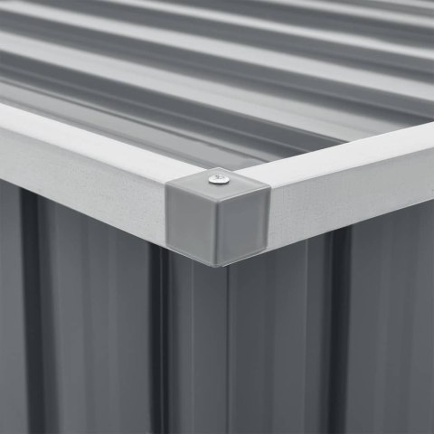 SKRZYNIA OGRODOWA DO PRZECHOWYWANIA SZARA 149X99X93CM