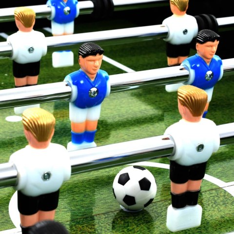 STÓŁ DO GRY W PIŁKARZYKI STAL 60KG 140X74,5X87,5CM CZARNY