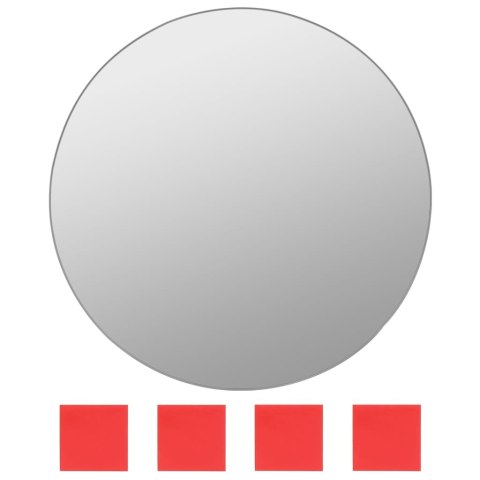 ZESTAW 7 OKRĄGŁYCH LUSTER ŚCIENNYCH SZKLANYCH