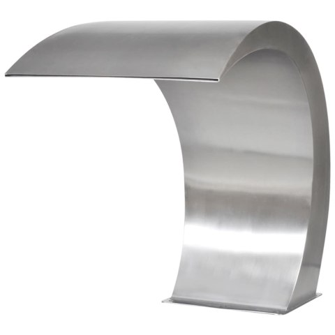 FONTANNA ZE STALI NIERDZEWNEJ DO BASENU OGRODOWEGO 45X30X60CM