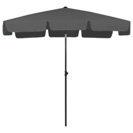 PARASOL PLAŻOWY ANTRACYTOWY 200X125CM