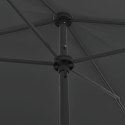 PARASOL PLAŻOWY ANTRACYTOWY 200X125CM
