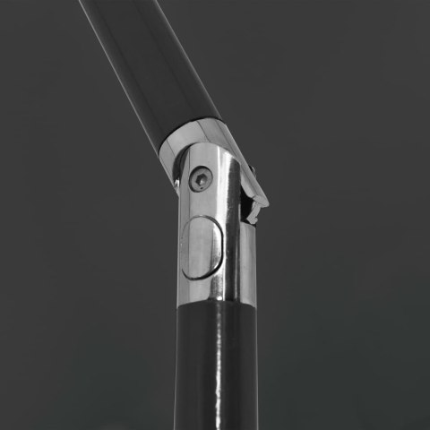 PARASOL PLAŻOWY ANTRACYTOWY 200X125CM