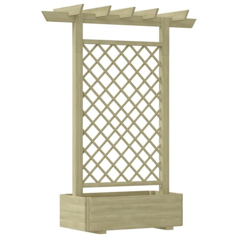 PERGOLA Z DONICĄ 162X56X204CM DREWNO