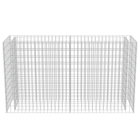 PODWYŻSZONA DONICA GABIONOWA GALWANIZOWANA STAL 180X50X100CM