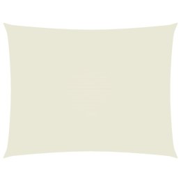 ŻAGIEL PRZECIWSŁONECZNY OGRODOWY WODOODPORNY MARKIZA TARAS PROSTOKĄT 2,5X4M KREMOWY
