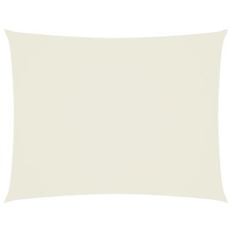 ŻAGIEL PRZECIWSŁONECZNY OGRODOWY WODOODPORNY MARKIZA TARAS PROSTOKĄT 3X4,5M KREMOWY