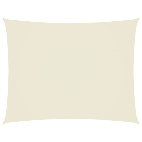 ŻAGIEL PRZECIWSŁONECZNY OGRODOWY WODOODPORNY MARKIZA TARAS PROSTOKĄT 4X6M KREMOWY