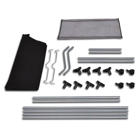 SORTOWNIK NA PRANIE Z 4 POJEMNIKAMI CZARNO-SZARY