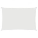 ŻAGIEL PRZECIWSŁONECZNY OGRODOWY WODOODPORNY MARKIZA TARAS 2X4M BIAŁY PROSTOKĄT
