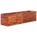 PODWYŻSZONA DONICA OGRODOWA DREWNO AKACJOWE 200X50X50CM