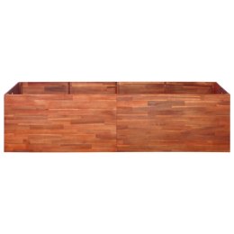 PODWYŻSZONA DONICA OGRODOWA DREWNO AKACJOWE 200X50X50CM