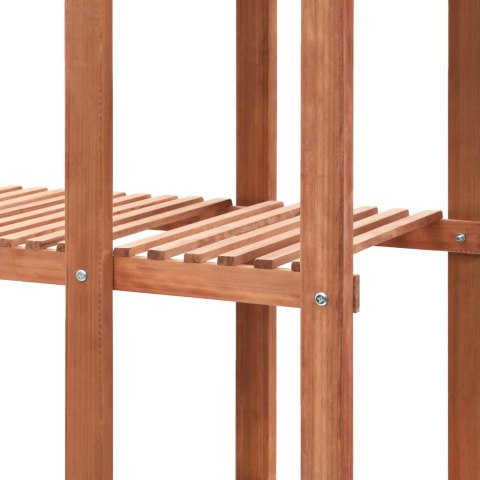 REGAŁ NA ROŚLINY Z DREWNA CEDROWEGO 86X36X139CM