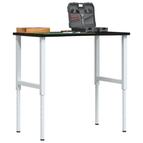 STOLIK ROBOCZY CIEMNY BRĄZ 100X60X(71,5-98)CM DREWNO DĘBOWE