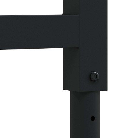 STOLIK ROBOCZY CIEMNY BRĄZ 80X60X(71,5-98)CM DREWNO DĘBOWE