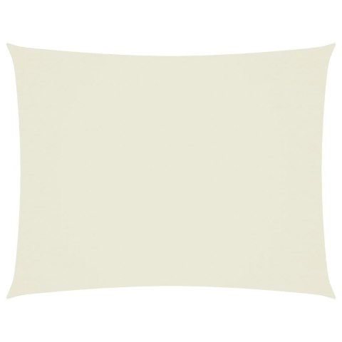 ŻAGIEL OGRODOWY TKANINA OXFORD PROSTOKĄTNY 3,5X5M KREMOWY