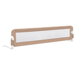 BARIERKA OCHRONNA DO ŁÓŻKA OSŁONA BRAMKA -BED RAIL TAUPE 180X42CM