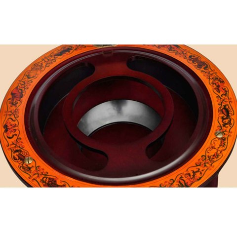 GLOBOBAR ZE STOJAKIEM NA WINO DREWNO EUKALIPTUSOWE