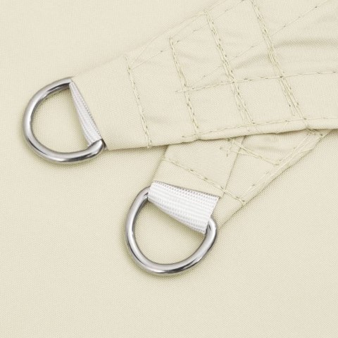 ŻAGIEL PRZECIWSŁONECZNY OGRODOWY WODOODPORNY MARKIZA TARAS KWADRAT 3,6X3,6M KREMOWY