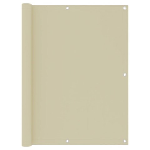 PARAWAN BALKONOWY KREMOWY 120X600CM WODOODPORNY